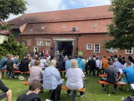 Zahlreiche Gäste nahmen am Dankgottesdienst zum 75-jährigen Jubiläum teil. 